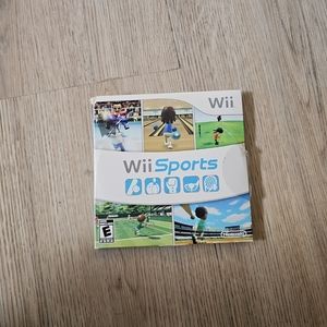 Wii Sports (2006) Video Game Disc And Sleeve